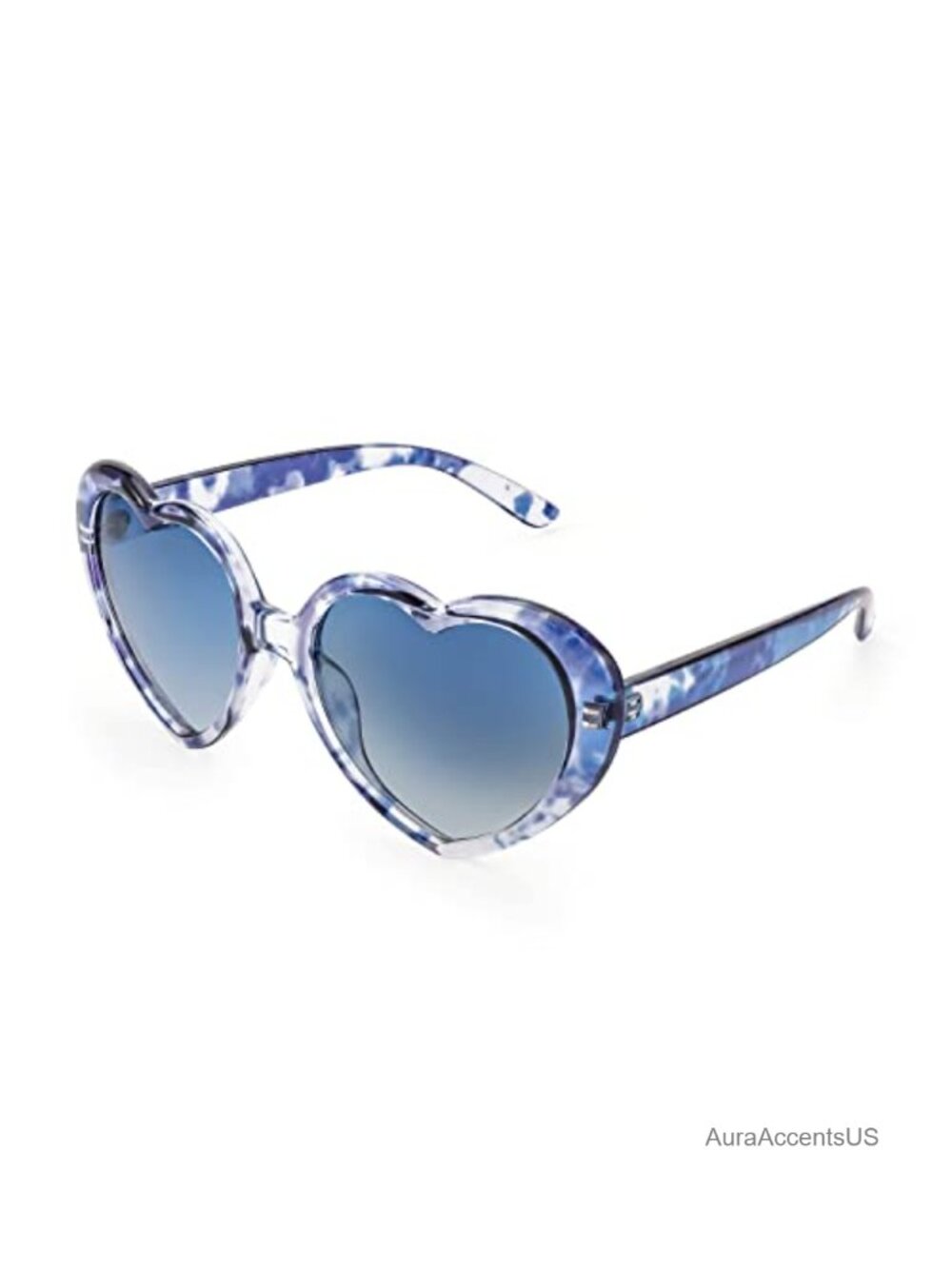 Polarized Heart Shaped Oversized Sunglasses UV400 Full-Frame Retro